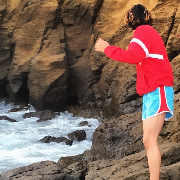 Nike light blue booty shorts - Picture 2 of 3